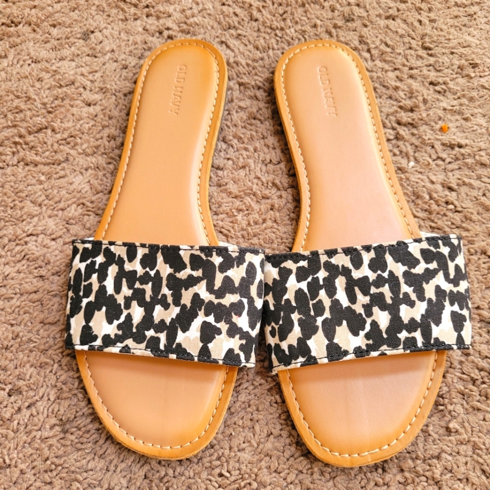 Leopard Print Sandals